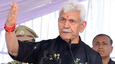 Jammu and Kashmir Lt Governor Manoj Sinha