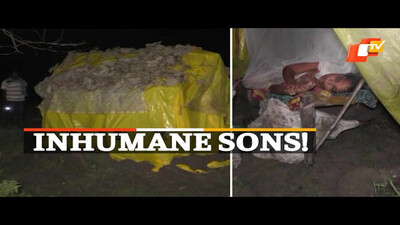 Shocking! Sons Desert Mother Near Crematorium Ground In Fear Of Banishment