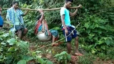 Pregnant Woman On Sling
