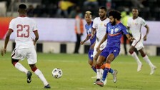 10-Man India Go Down 0-1 To Asian Champs Qatar