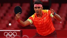 Sharath Kamal Takes A Game Off Great Ma Long Before Bowing Out