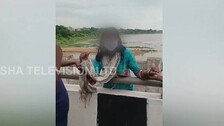 Watch: High Drama On Highway In Odisha, Girl Attempts To Jump Over Bridge; Rescued