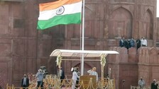 PM Modi Unfurls Tricolour At Red Fort As India Celebrates 75th Independence Day