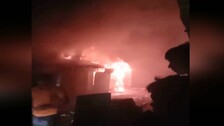 Major Fire Breaks Out At Unit-1 Market In Bhubaneswar