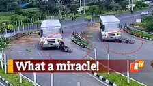 Surat, Miraculous Escape, Road Mishap