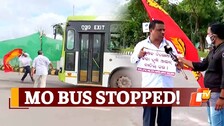 Bharat Bandh: Protestors Forcibly Stop MoBus In Bhubaneswar