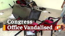 Odisha Youth Congress, Odisha Congress, Congress Bhawan, Congress Office Vandalised