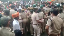 Mamita Meher Agitations: BJYM Activists Pelt Eggs, Scuffle With Police In Berhampur; DSP Injured