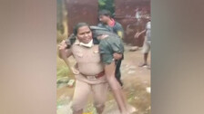 Chennai Woman Cop Wins Hearts After Rescuing Man On Shoulders