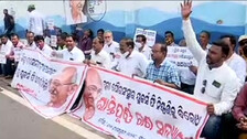Satyagrah Against Users' Fee Collection By Puri Municipality