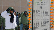 Rajnath Singh Inaugurates Revamped War Memorial In Eastern Ladakh