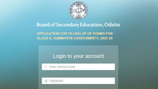 Odisha BSE Matric Exam: Application Process Begins For Class X, Summative Assessment-I For 2021-22 