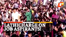 Lathicharge On Job Aspirants