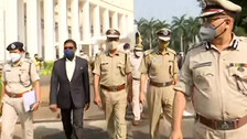 DGP Abhay Reviews Security At Odisha Assembly