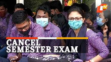 OUAT Protest, Students Protest, Students In Bhubaneswar, Cancel Exams