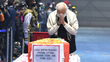 CDS Gen Bipin Rawat's Last Rites Today