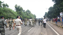BJYM-Police Face Off