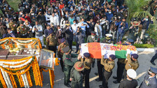 Funeral procession of CDS Rawat