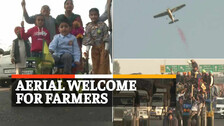 Flowers On Farmers, Farmers Protest, Farm Laws
