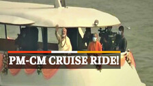 PM Narendra Modi, Yogi Adityanath, Cruise ride