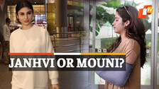 Janhvi Kapoor, Mouni Roy, Mumbai Airport, Bolly Celeb Spotted