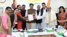 BJP MPs from Odisha With Union Minister Piyush Goyal