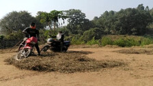 Watch: Two Young Farmers Of Odisha’s Malkangiri Use Motorcycles For Threshing Harvested Crops