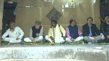 Rail Minister Vaishnaw Relishes Odia Cuisine At MP Pratap Sarangi’s Kutcha House