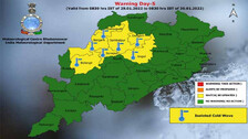 IMD Issues Yellow Warning For Cold Wave Conditions For These Odisha Districts