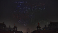 Drone Formation On Republic Day