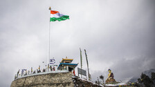 Pema Khandu Hoists 104 Ft Tall National Flag At Tawang