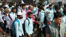 Hijab Row: Teargas Fired In Karnataka College Campus, Curfew In One More Dist