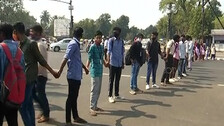 Cancel Plus 2 Exam Demand Grows Shriller, Students Hold Protest In Bhubaneswar