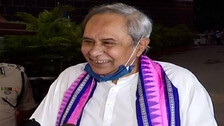 Smiling CM At Lord Lingaraj's Durbar