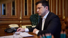Ukraine President Volodymyr Zelensky