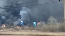 Russian Rocket Attack In Kiev