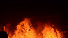 Fire In Ukrainian Oil Field