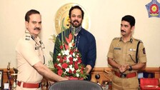 Rohit Shetty with Mumbai Police