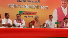 BJP Nat'l Executive Meeting Accuses Oppn Of Working With Hostility