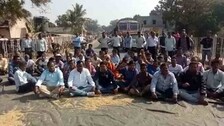 Farmers stage road blockade over delay in paddy procurement