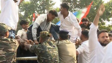 Student, youth Congress stage protest over govt job Irregularities in Bhubaneswar