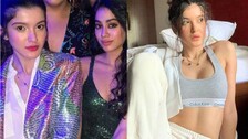 Janhvi Kapoor, Shanaya Kapoor Belly Dancing Face Off | Watch