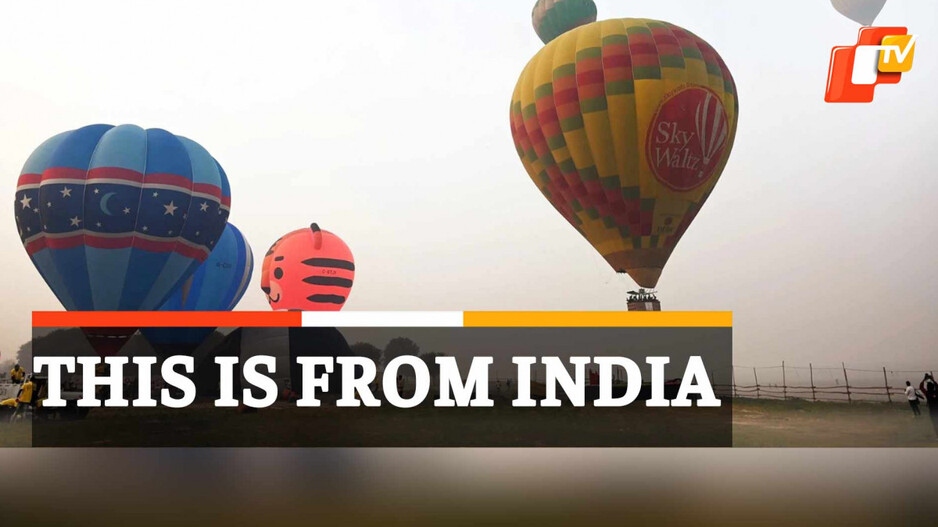 Varanasi Sees Unique Hot Air Balloon Show In A FirstOfItsKind Festival!