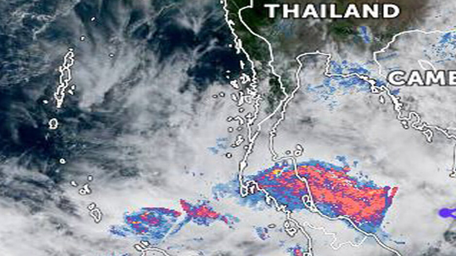 Tropical Disturbance Nearing Gulf of Thailand